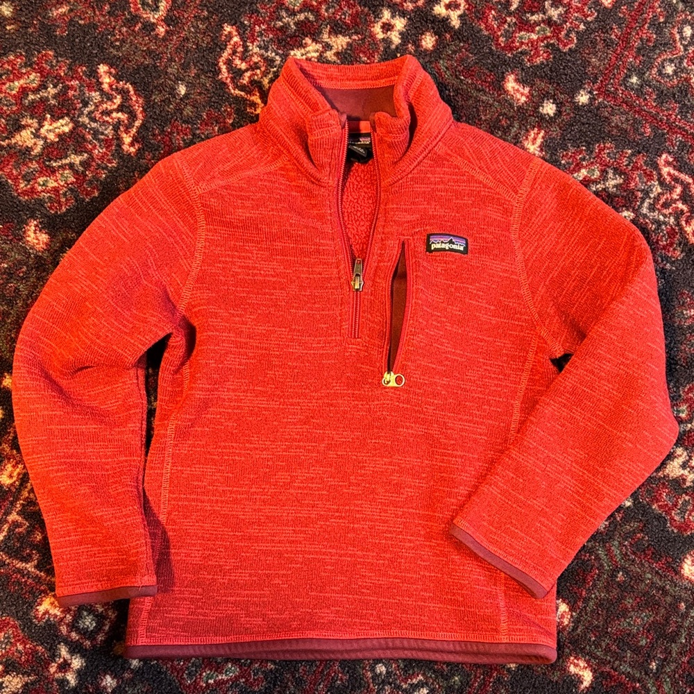 Patagonia Maroon Half-Zip Fleece